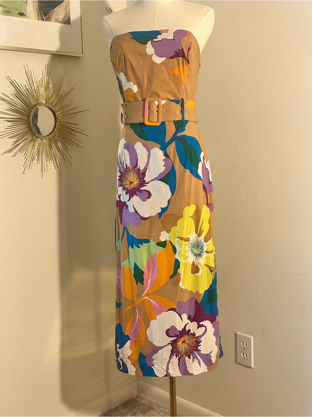 Maeve Strapless Belted Dress size Medium - Picture 6 of 15